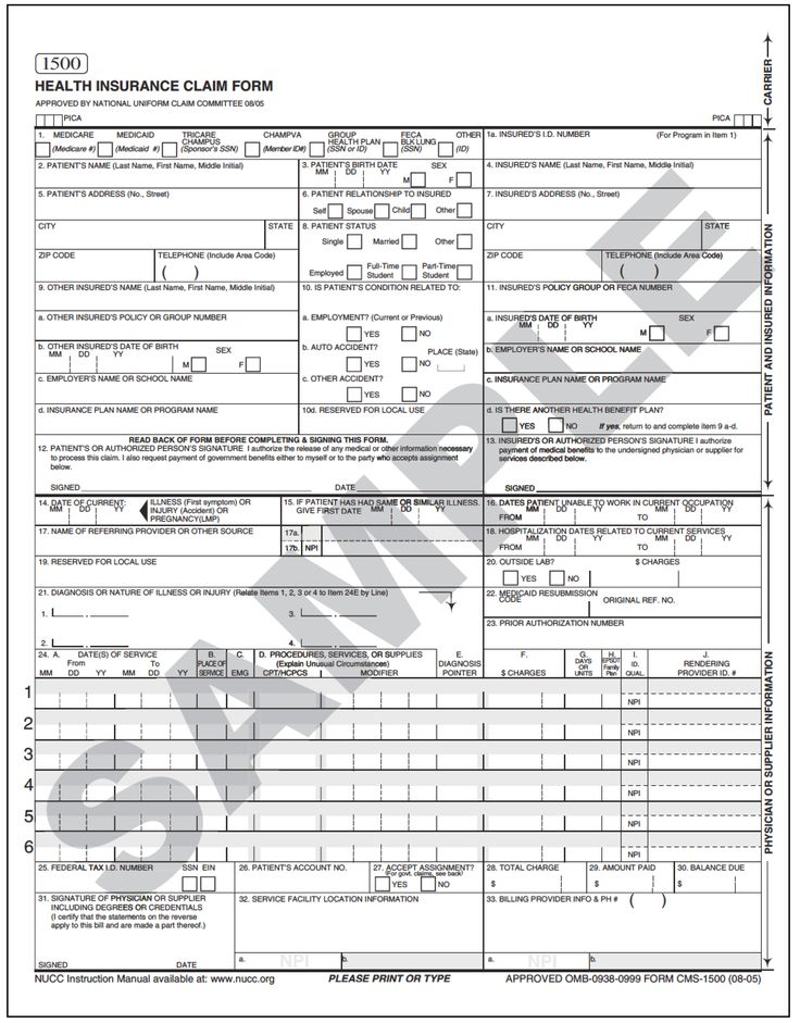 1 Claim Form Sample 1 Quick Tips For 1 Claim Form Sample Medical 