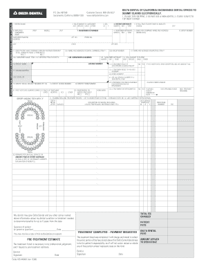 105 Dental Claim Form Fill Online Printable Fillable Blank PdfFiller