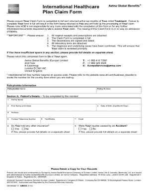 17 Printable United Healthcare International Claims Forms And Templates