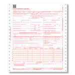 1b CMS 1500 INSURANCE CLAIM FORM VER 02 12 CONTINUOUS FORMAT 1 PART