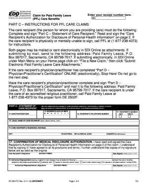 2016 2021 Form CA DE 2501FC Fill Online Printable Fillable Blank 