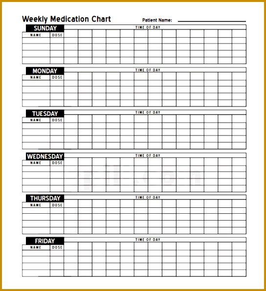 5 Drug Sheet Template FabTemplatez