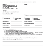 Aetna Reconsideration Form Fill Online Printable Fillable Blank