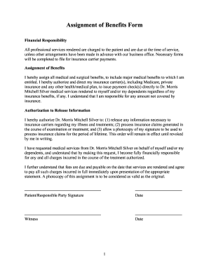 Assignment Of Benefits Roofing Form Pdf Fill Online Printable