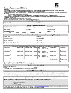 Beacon Health Options Claim Form Fill Online Printable Fillable