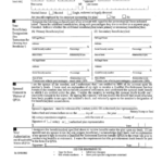 Beneficiary Form Printable Pdf Download