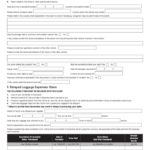 Blank Travel Insurance Claim Form Free Download