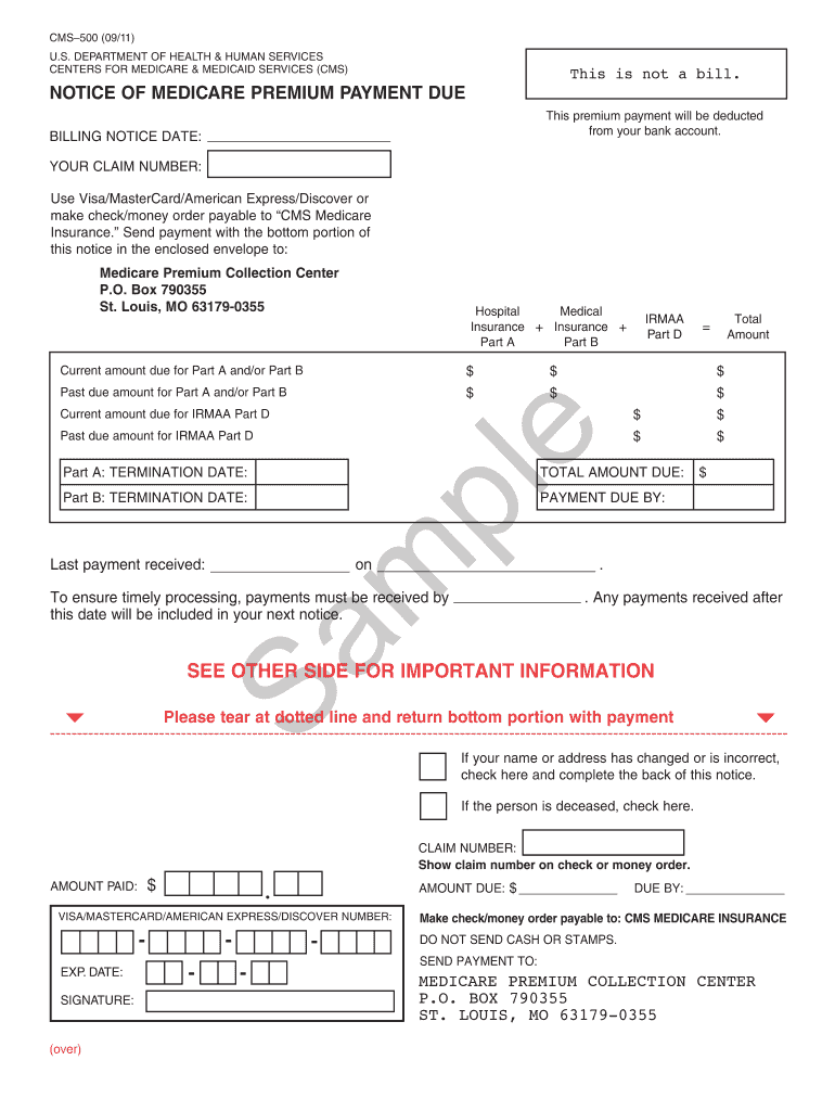 Cms 500 Form Fill And Sign Printable Template Online US Legal Forms