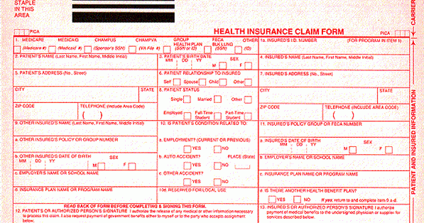 Cms Claimbilling Cms Claim Form Billing Instruction Part