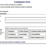 Complaint Form Templates