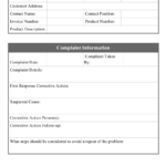 Customer Complaint Form Download Printable PDF Templateroller