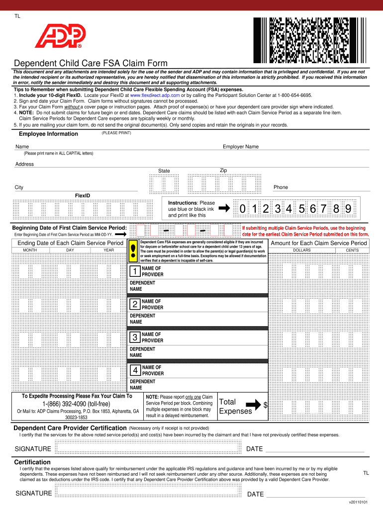 Dependent Care Fsa Forms Fill Online Printable Fillable Blank 