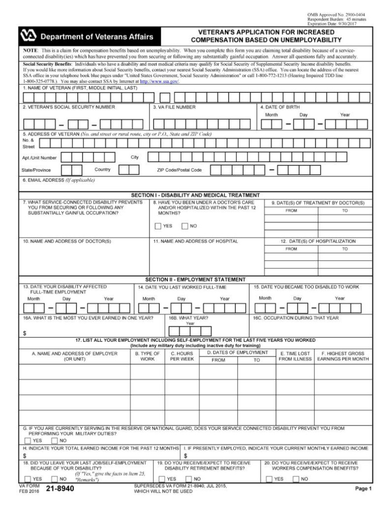 Disability Insurance Form De 2525xx Insurance Forms