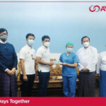 Donation Of 5 Million Kyats To 300 bed Teaching Hospital Mandalay AYA