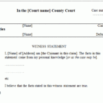 EXAMPLE Witness Statement LegalBeagles Forum