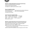 Fillable Complaint Report Form Louisiana Department Of Insurance