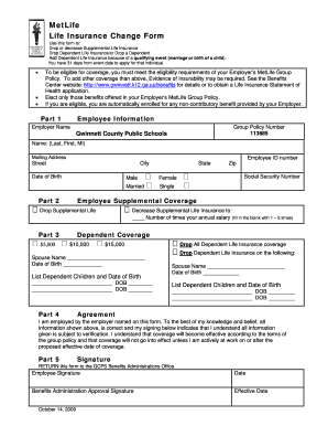 Fillable Metlife Insurance Forms Edit Print Download Templates In