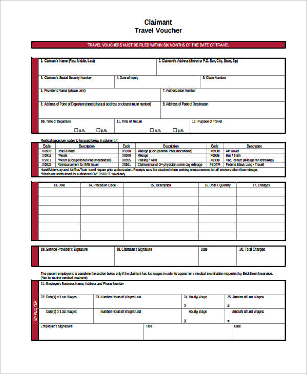FREE 38 Travel Forms In PDF Excel MS Word