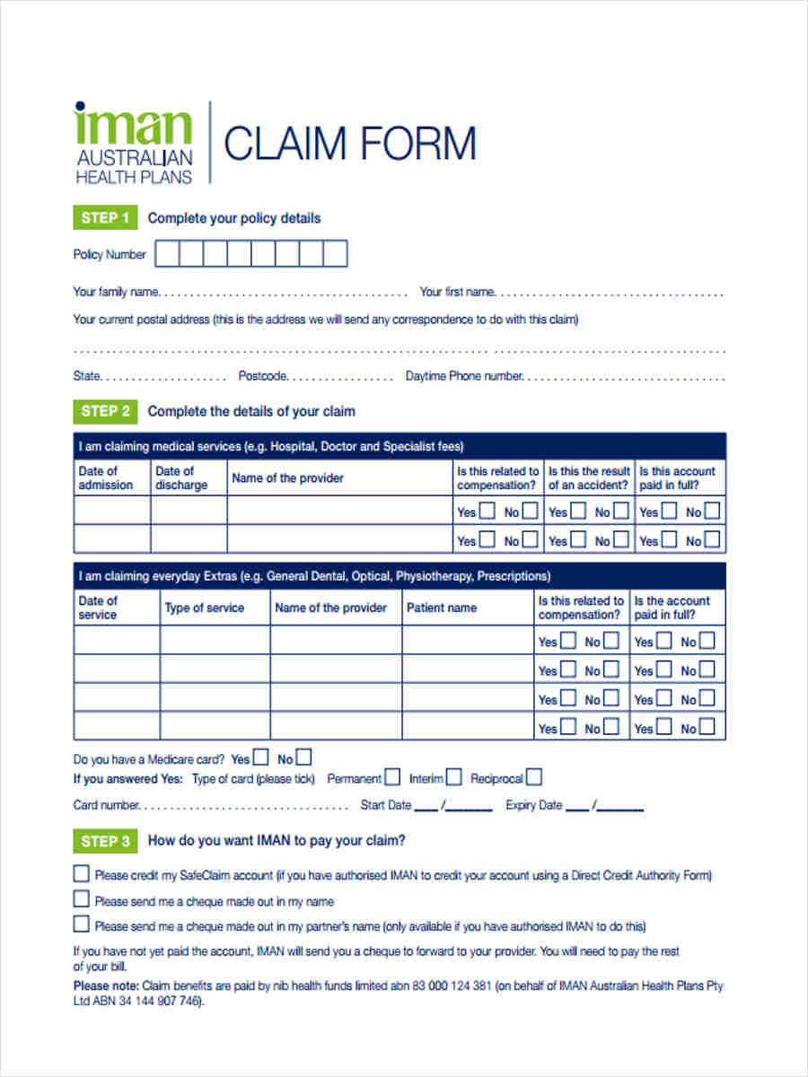 FREE 5 Health Accounting Forms In PDF MS Word