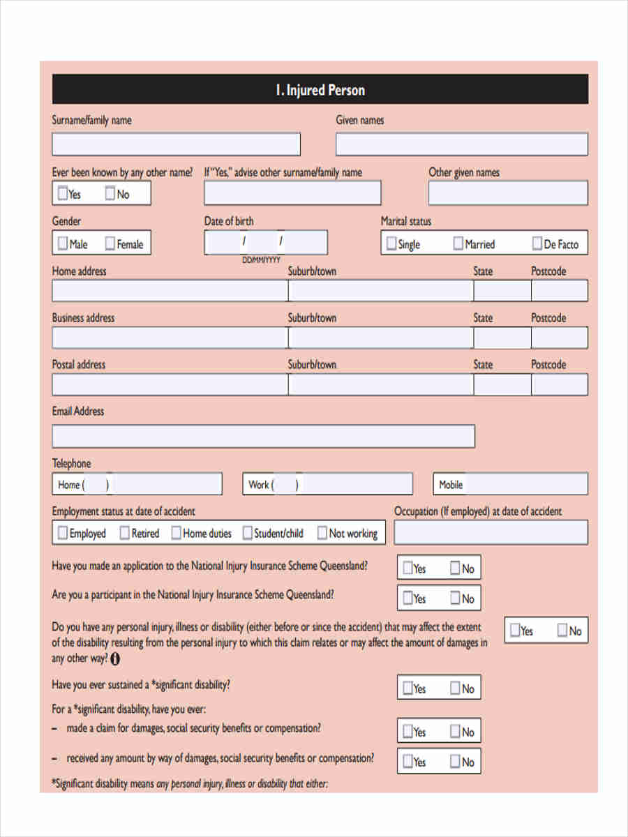 FREE 8 Notice Of Claim Form Samples In MS Word PDF Excel