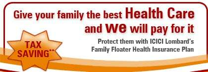 ICICI Lombard Insurance Direct Family Floater Health Insurance Plan