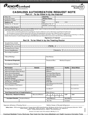 Icici Lombard Policy Number Format Fill Online Printable Fillable 