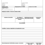 Insurance Form Sample