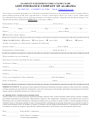 Life Insurance Claim Form Claimant 39 S Statement Metlife Form Printable 