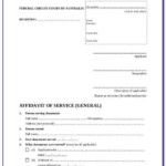 Magistrates Court Affidavit Template