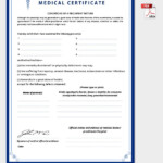 Medical Certificate Template 20 Free Word PDF Documents Download