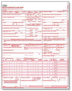 Medical Claim Form 1500 Templates Free Printable