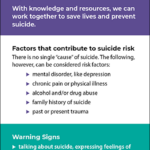 Mental Health Suicide Prevention Rack Card Handout