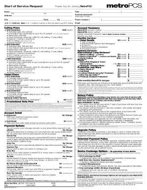 Metropcs Insurance Form Insurance Forms