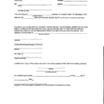 Notice Of Claim Against Security Deposit Printable Pdf Download