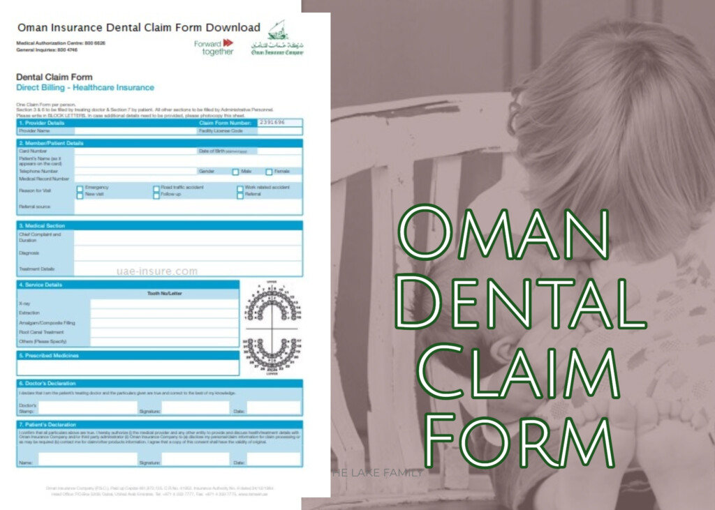 Oman Insurance Dental Claim Form Download UAE INSURE