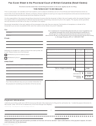 SCR Form 20 ADM833 Download Fillable PDF Or Fill Online Fax Cover