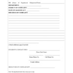 Student Complaint Form York College CUNY