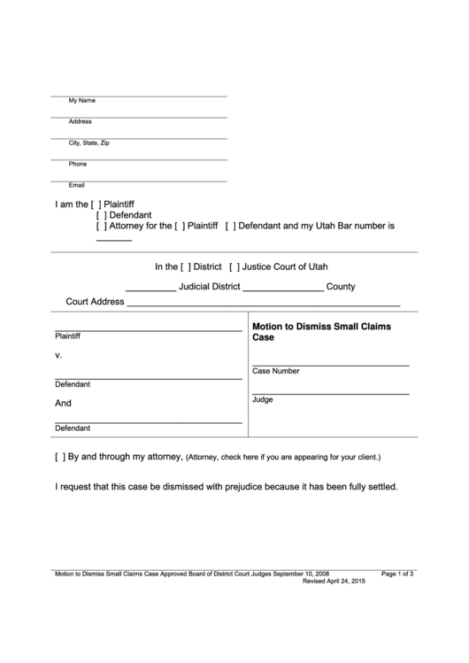 Top 7 Motion To Dismiss Form Templates Free To Download In PDF Format