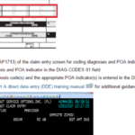 UB 04 Form Locator FL 67 69 POA Indicator Missing Denial CMS