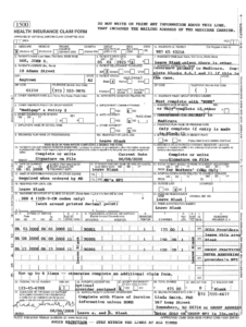 View Health Insurance Claim Form Example Pics