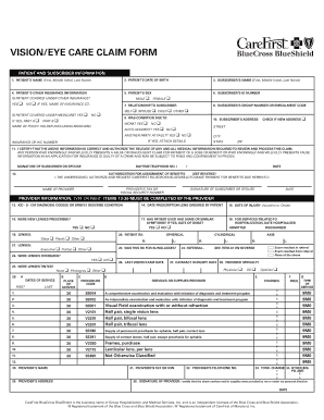 2009 Form CareFirst BCBS CUT0166 1S Fill Online Printable Fillable 