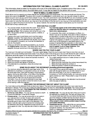 2017 Form CA SC 100 INFO Fill Online Printable Fillable Blank 