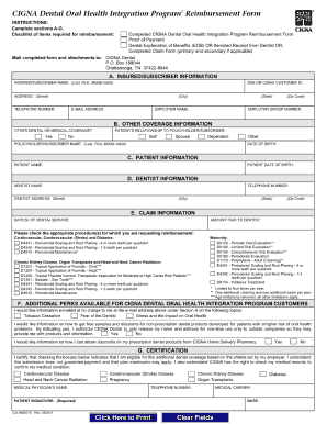 22 Printable Cigna International Claim Form Templates Fillable 