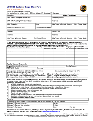 Printable Fedex Air Freight Bill Of Lading Forms And Templates ClaimForms Net