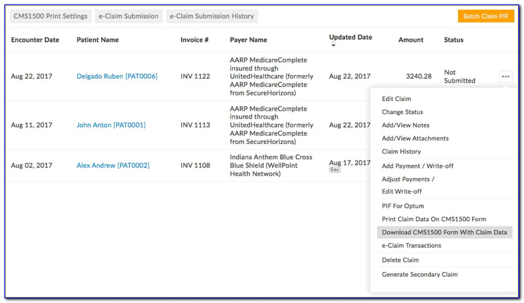 Ahm Health Insurance Claim Form