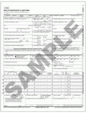 AMA Store CMS 1500 Continuous 1 Part Without Bar Code 1 000 Sheet 