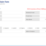 Axa Insurance UAE Direct Billing Claim Form UAE INSURE