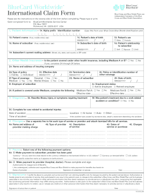 Blue Cross Blue Shield Federal Employee Program Dental Claim Form