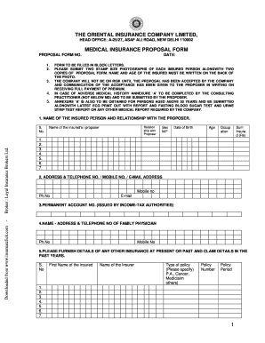 Cgu Business Insurance Application Form