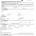 Download Bharti axa Smart Health Essential Claim form Fill And Sign